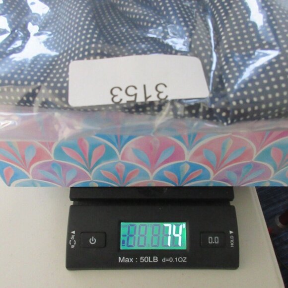 Avec Les Filles Women's Cami Top Camisole Lace Rayon Polka Dot Navy Blue M 74 - Picture 8 of 8